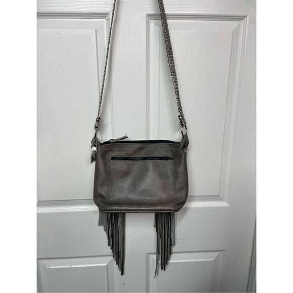 Holy Cow Culture 847 Original Leather Cowhide Fringed Crossbody Bag Gift - Picture 3 of 16